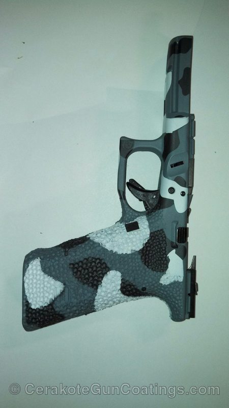 H-234 Sniper Grey with H-140 Bright White by edwin vaught | Cerakote