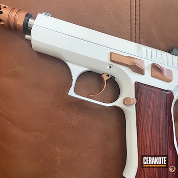 Jericho 941fs Cerakoted Using Stormtrooper White And Copper