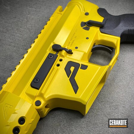 Powder Coating: Firearm,Corvette Yellow H-144,S.H.O.T,Upper / Lower / Handguard