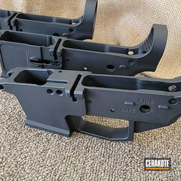 Cerakoted Ar Lowers In H-146