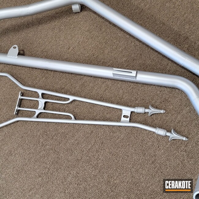 Cerakoted: Glacier,Pipes,Exhaust Coating,Motorcycle Exhaust,CERAKOTE GLACIER SILVER C-7700,Exhaust Pipes