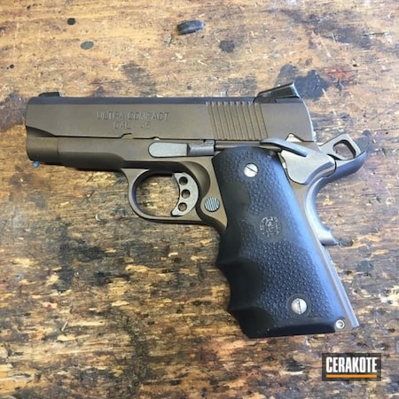 Powder Coating: Midnight Bronze H-294,1911,Pistol,Springfield Armory,Stainless H-152,Compact 1911