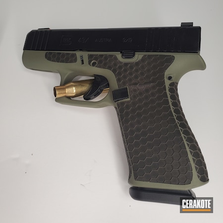 Powder Coating: 9mm,Forest Green H-248,Glock 19,Glock 43X,Custom Glock