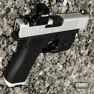 Glock 48 Cerakoted Using Satin Aluminum