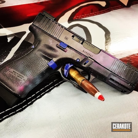 Powder Coating: 9mm,Bright White H-140,Graphite Black H-146,BLUE RASPBERRY H-329,Wild Purple H-197,S.H.O.T,Periwinkle H-357,SIG™ PINK H-224,Glock 19 Gen 5,Custom Glock,Galaxy