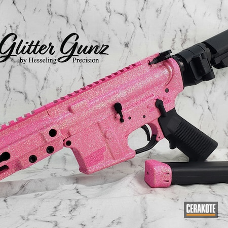 Powder Coating: 9mm,S.H.O.T,AR9,AR-9,Brigand Arms,Sparkle,Prison Pink H-141