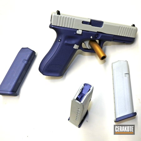 Powder Coating: Glock,CRUSHED ORCHID H-314,S.H.O.T,FROST H-312,Glitter Glock,G17,Jimmy Cannon,Cerakote FX COSMIC FX-102,Glock 17,Jersey City,New Jersey Cerakote