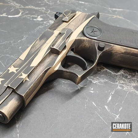 Powder Coating: 9mm,Graphite Black H-146,S.H.O.T,DESERT SAND H-199,Pistol