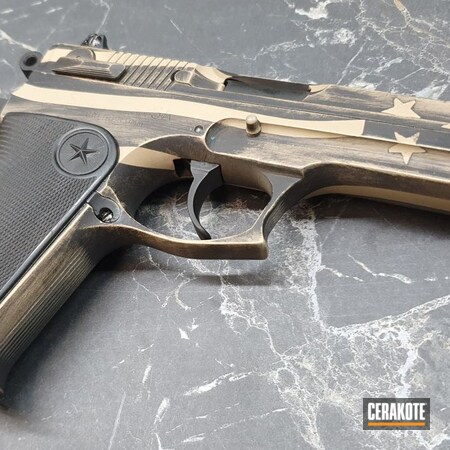 Powder Coating: 9mm,Graphite Black H-146,S.H.O.T,DESERT SAND H-199,Pistol