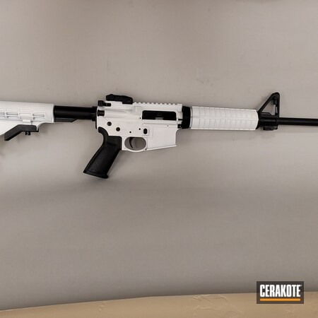 Powder Coating: Bright White H-140,AR Rifle,S.H.O.T
