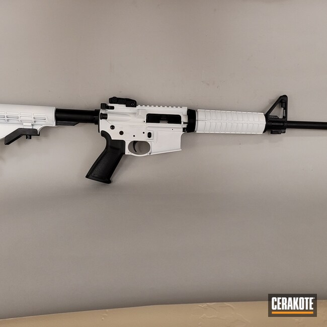 Cerakoted: Bright White H-140,S.H.O.T,AR Rifle