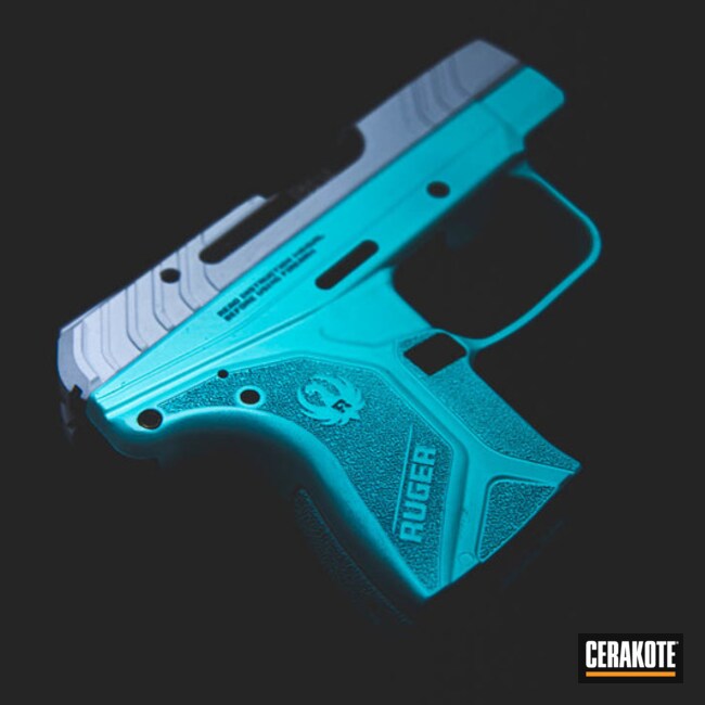 Robin's Egg Blue And Battleship Grey Ruger Lcp