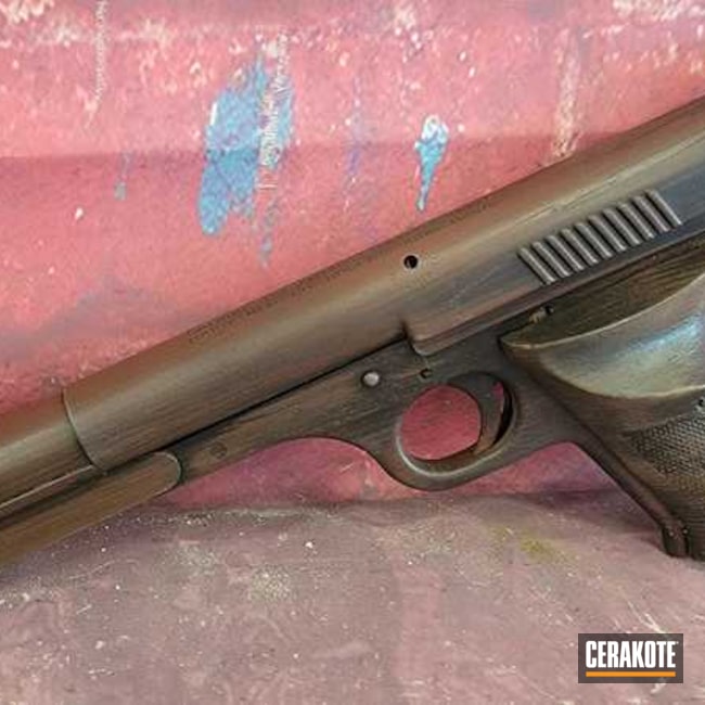 Cerakoted Multicam® Dark Brown And Graphite Black Bb Gun