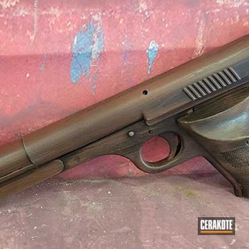 Cerakoted Multicam® Dark Brown And Graphite Black Bb Gun