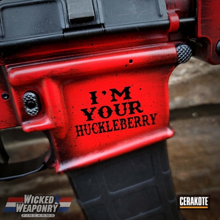 Powder Coating: Firearm,BLACKOUT E-100,S.H.O.T,Tombstone,FIREHOUSE RED H-216