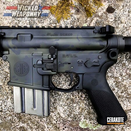 Powder Coating: Firearm,BLACKOUT E-100,S.H.O.T,Noveske Bazooka Green H-189,MAGPUL® STEALTH GREY H-188