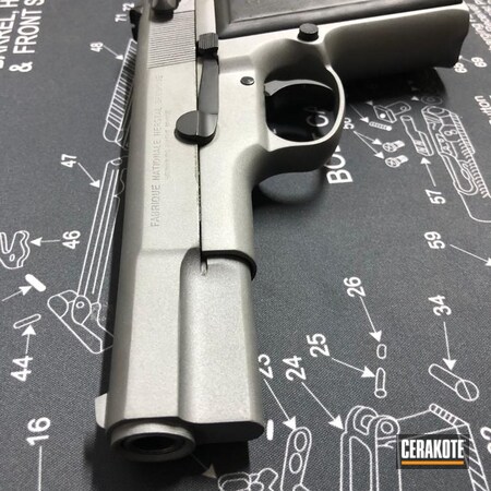 Powder Coating: Graphite Black H-146,Titanium E-250,S.H.O.T,FN Herstal,Pistol