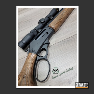 Cerakoted Lever Action In H-146