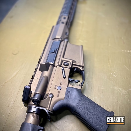 Powder Coating: Midnight Bronze H-294,Two Tone,S.H.O.T,Aero Precision,MagPul,Spike's Tactical,Firearms,SL 15,AR-15,AR Build,Rifle,ATLAS- S ONE