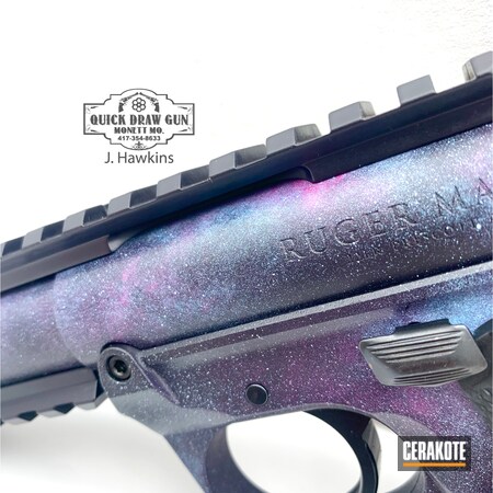 Powder Coating: Bright White H-140,Mark 4,S.H.O.T,Periwinkle H-357,SIG™ PINK H-224,Galaxy,Stars,Graphite Black H-146,BLUE RASPBERRY H-329,Pistol,.22,Space,Ruger