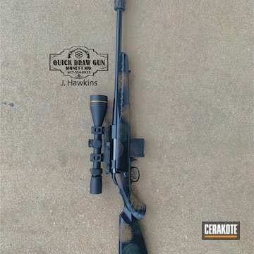 Cerakoted Springfield® Fde, Graphite Black And Mil Spec Green Bolt Action Rifle