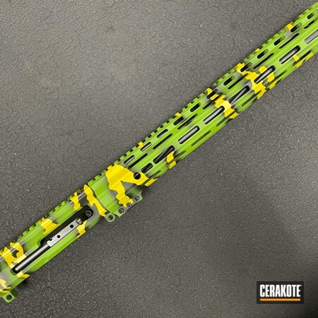 Powder Coating: Zombie Green H-168,S.H.O.T,Riptile Camo,Upper,Armor Black H-190,Electric Yellow H-166,AR Upper