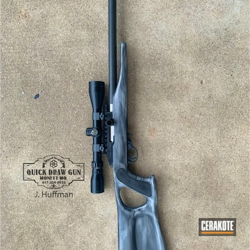 Cerakoted Savage® Stainless And Graphite Black Rifle