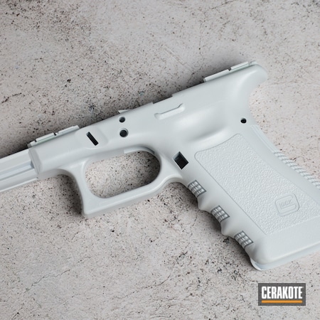 Powder Coating: 9mm,Glock,Frame,S.H.O.T,Custom Pistol,Pistol,Stormtrooper White H-297,G17,Handgun,Glock 17