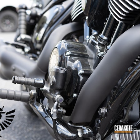 Powder Coating: Indian,Motorcycles,Armor Black H-190,Heat Shield,Automotive,Motorcycle,Motorcycle Exhaust,Bikes,Motorcycle Parts