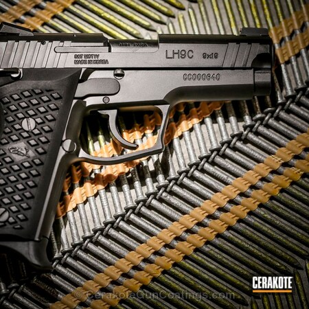 Powder Coating: Graphite Black H-146,Handguns,Lionheart Industries