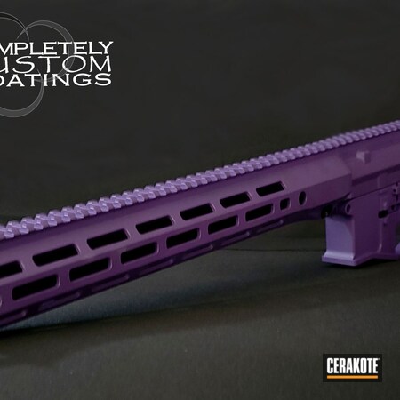 Powder Coating: Custom Color,S.H.O.T,AR15 BUILD,Armor Black H-190,Bright Purple H-217