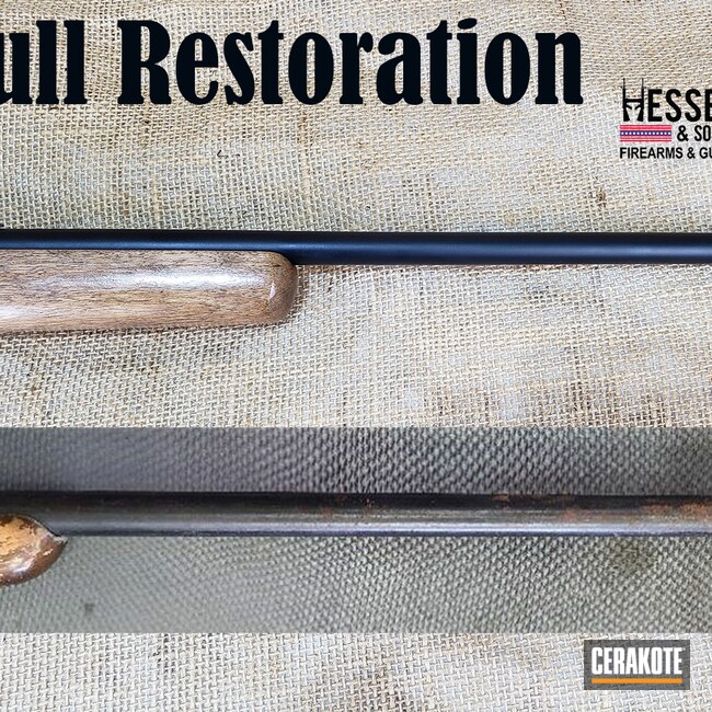 Cerakoted: S.H.O.T,Winchester,Restoration,Family Heirloom,#stevens,Savage,Armor Black H-190,Complete Restoration