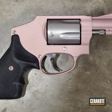 Cerakoted Pink Champagne Revolver