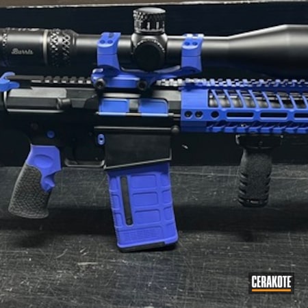 Powder Coating: AR Rifle,S.H.O.T,Periwinkle H-357,.308