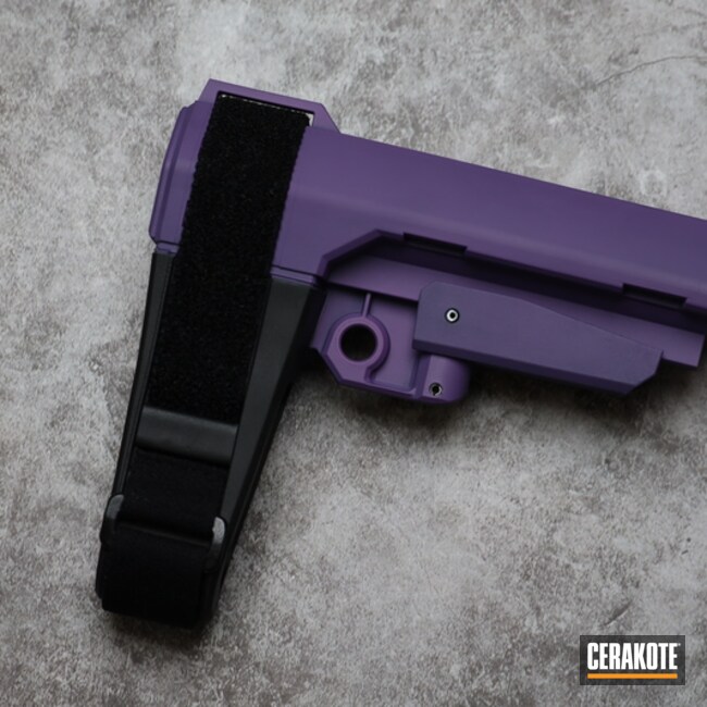 Sba3 Brace Cerakoted Using Bright Purple