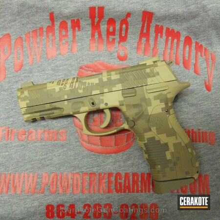 Powder Coating: Handguns,DESERT SAND H-199,Complete Custom,Taurus,Flat Dark Earth H-265,Coyote Tan H-235