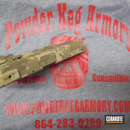 Powder Coating: Handguns,DESERT SAND H-199,Complete Custom,Taurus,Flat Dark Earth H-265,Coyote Tan H-235