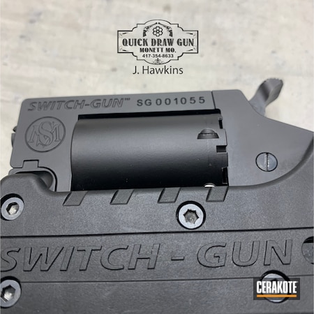Powder Coating: Conceal Carry,Graphite Black H-146,S.H.O.T,Revolver,Standard Manufacturing,.22mag,Switch Gun