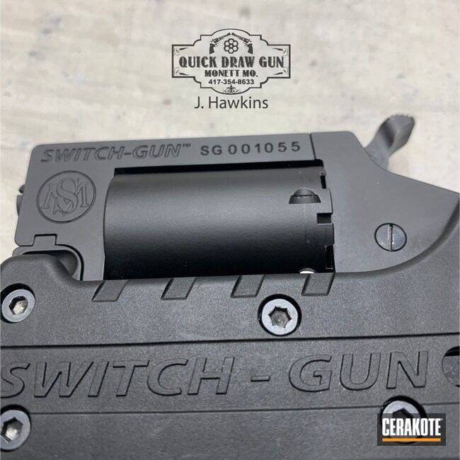Cerakoted: S.H.O.T,Standard Manufacturing,Conceal Carry,.22mag,Graphite Black H-146,Revolver,Switch Gun