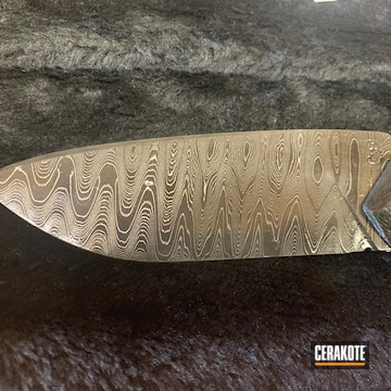 Custom Knife Cerakoted Using Matte Armor Clear