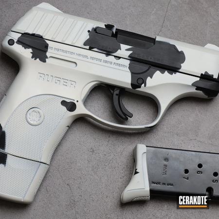 Powder Coating: 9mm,Graphite Black H-146,Snow White H-136,S.H.O.T,Pistol,EC9s,Ruger,Handgun