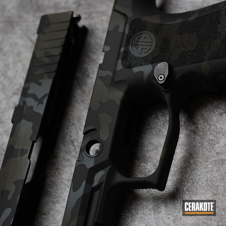 Powder Coating: 9mm,Graphite Black H-146,Black Multi Cam,S.H.O.T,Sig Sauer,Pistol,MAGPUL® O.D. GREEN H-232,Sniper Grey H-234,Handgun,Sig,x5