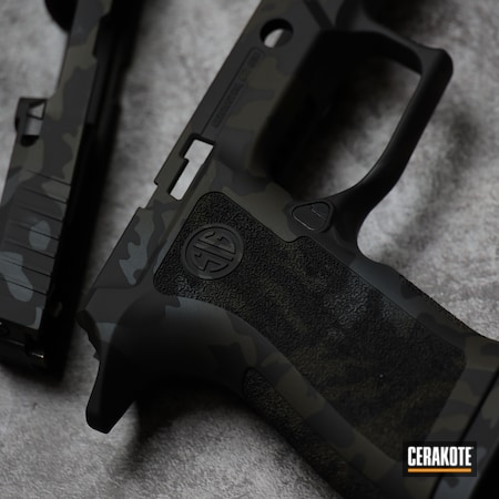 Powder Coating: 9mm,Graphite Black H-146,Black Multi Cam,S.H.O.T,Sig Sauer,Pistol,MAGPUL® O.D. GREEN H-232,Sniper Grey H-234,Handgun,Sig,x5