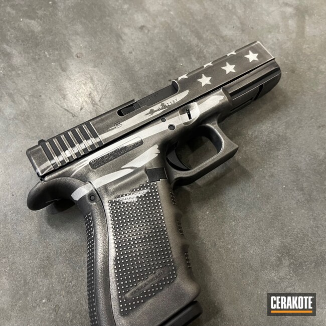 Cerakoted: S.H.O.T,Graphite Black H-146,American,Stainless H-152,FROST H-312,Glock,American Flag,Glock 20