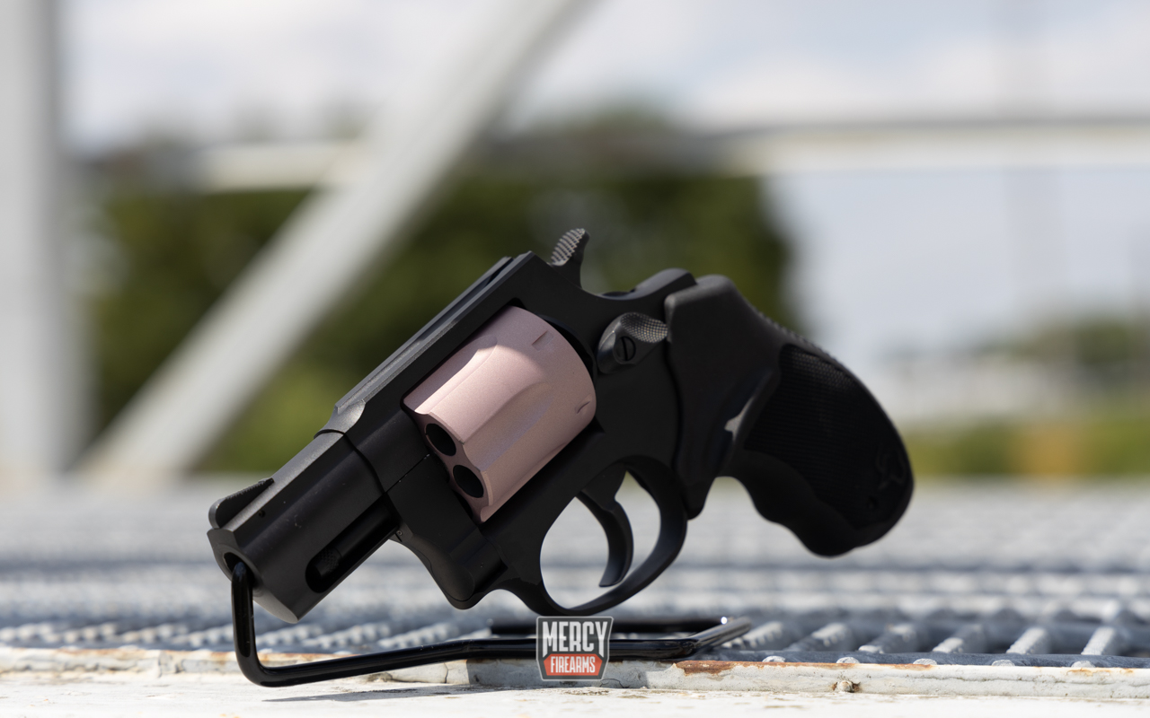 Taurus Revolver Cerakoted using Graphite Black and Pink Champagne ...