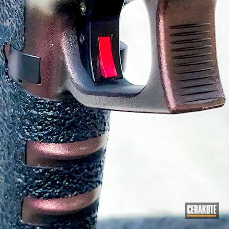 Powder Coating: Cerakote FX RIOT FX-107,Glock,Armor Black H-190,.45
