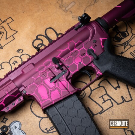 Powder Coating: Graphite Black H-146,5.56,S.H.O.T,AR Pistol,Dragon Scale Camo,BLACK CHERRY H-319,Prison Pink H-141,Kryptek