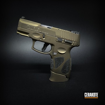 Taurus G2c Pistol Cerakoted Using Midnight Bronze