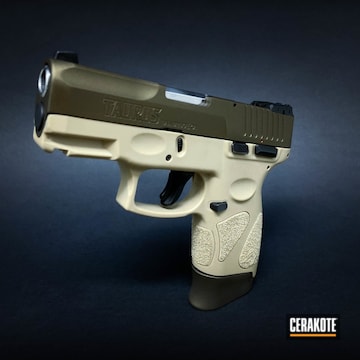 Taurus G2c Pistol Cerakoted Using Midnight Bronze