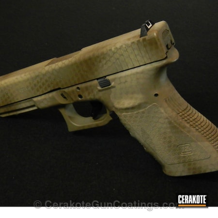 Powder Coating: Glock,Light,Handguns,DESERT SAND H-199,Patriot Brown H-226,Dark,Coyote Tan H-235